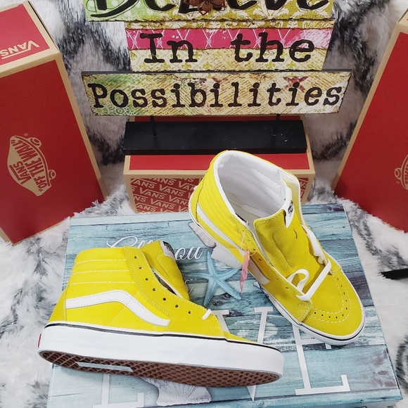 Vans Cyber Yellow Sk8-HI - Picture 4 of 14